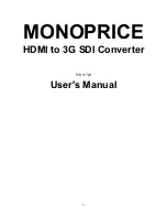 Monoprice 11749 User Manual preview