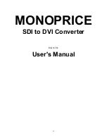 Preview for 1 page of Monoprice 11751 User Manual