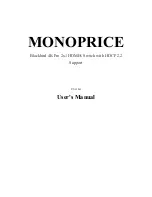 Monoprice 15261 User Manual preview