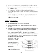 Предварительный просмотр 12 страницы Monoprice 16220 User Manual