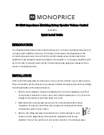 Предварительный просмотр 1 страницы Monoprice 38170 Quick Install Manual