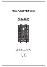 Предварительный просмотр 1 страницы Monoprice 614305 User Manual