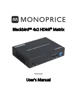 Preview for 1 page of Monoprice Blackbird 15377 User Manual