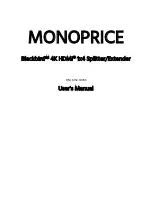 Предварительный просмотр 1 страницы Monoprice Blackbird 18786 User Manual