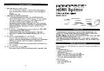 Monoprice HDMI-140E3 Manual preview