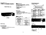 Monoprice HS-102 User Manual preview