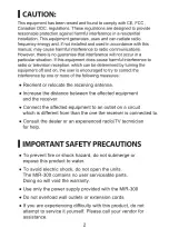 Preview for 3 page of Monoprice MIR-300 User Manual