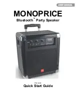 Предварительный просмотр 1 страницы Monoprice PID 10951 Quick Start Manual