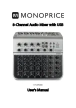 Monoprice Pro Audio Series User Manual preview