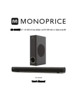 Monoprice SB-100SW User Manual preview