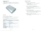 Preview for 2 page of Monoprice SW-P2A0-A User Manual