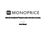 Monoprice TWE-ANC TrueWireless User Manual предпросмотр