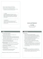 Monoprice UM-1000B Instruction Manual preview