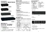 Monoprice VX-8202F User Manual preview