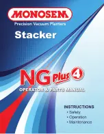 Monosem 7x7 NG Plus 4 Series Operator'S & Parts Manual preview