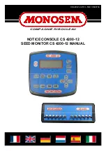 Monosem CS 4200-12 Manual предпросмотр