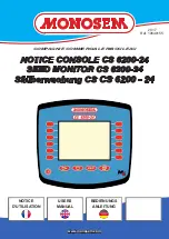 Monosem CS 6200-24 User Manual preview