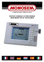 Предварительный просмотр 1 страницы Monosem CS 7000 ISOBUS Manual