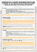 Preview for 8 page of Monosem MICROSEM Assembly, Adjustment And Maintenance Instructions