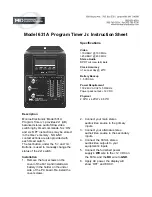 Monroe Electronics 631A Instruction Sheet preview