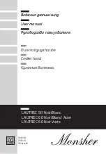 Monsher LAUTREC 50 User Manual preview