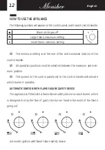 Preview for 12 page of Monsher MHG 61 BG User Manual