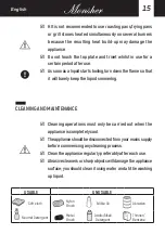 Preview for 15 page of Monsher MHG 61 BG User Manual