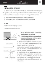 Preview for 21 page of Monsher MHG 61 BG User Manual