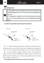 Preview for 22 page of Monsher MHG 61 BG User Manual