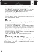 Preview for 3 page of Monsher MOER 6091 User Manual