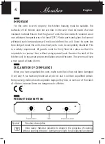 Preview for 4 page of Monsher MOER 6091 User Manual