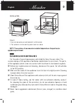 Preview for 9 page of Monsher MOER 6091 User Manual