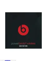 Monster Beats Powerbeats2 wireless Quick Start Quide preview