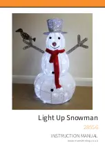 Preview for 1 page of Monster Group Light Up Snowman Instruction Manual