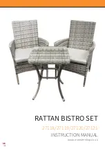 Preview for 1 page of Monster Group RATTAN Instruction Manual