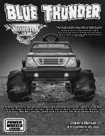 Monster Jam Blue Thunder J5244 Owner'S Manual With Assembly Instructions preview