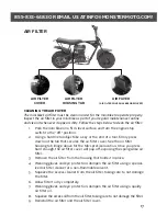 Предварительный просмотр 18 страницы Monster Moto MM-B80 Mini Bike Owner'S Manual