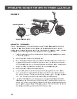 Предварительный просмотр 19 страницы Monster Moto MM-B80 Mini Bike Owner'S Manual