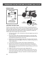 Предварительный просмотр 21 страницы Monster Moto MM-B80 Mini Bike Owner'S Manual