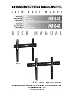 Monster Mounts MF441 User Manual preview