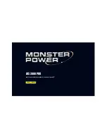 Monster Power AVS2000 PRO Owner'S Manual preview