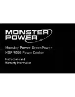 Monster Power GreenPower Instructions And Warranty preview