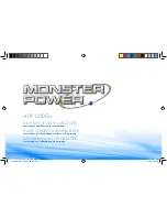 Monster Power HDP 1250G+ Instructions And Warranty Information preview