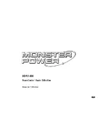 Preview for 29 page of Monster Power HDP 2400 Owner'S Manual