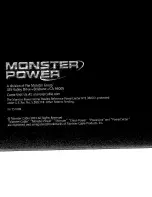 Предварительный просмотр 48 страницы Monster Power HTS 3600 Owner'S Manual