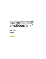 Monster Power HTS 5100 Owner'S Manual preview