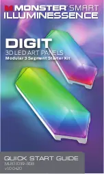 Monster Smart Illuminessence DIGIT MLB7-1039-RGB Quick Start Manual preview