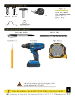 Предварительный просмотр 2 страницы monster tower MTK Bimini Installation Manual