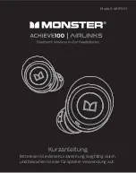 Предварительный просмотр 12 страницы Monster ACHIEVE100 Airlinks Quick Start Manual