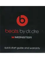 Monster Beats Solo Quick Start Manual preview